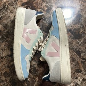 Veja™ Suede V-10 Sneakers in Blue Mens